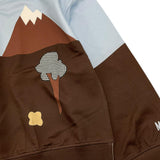 MOSCHINO felpa bicolore con stampa Azzurro per Bambina HQF07Y AZZURRO MOSCHINO 