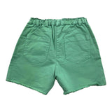 Zhoe & Tobiah Short Tinta Unita Con Elastico In Vita Verde Per Bambina