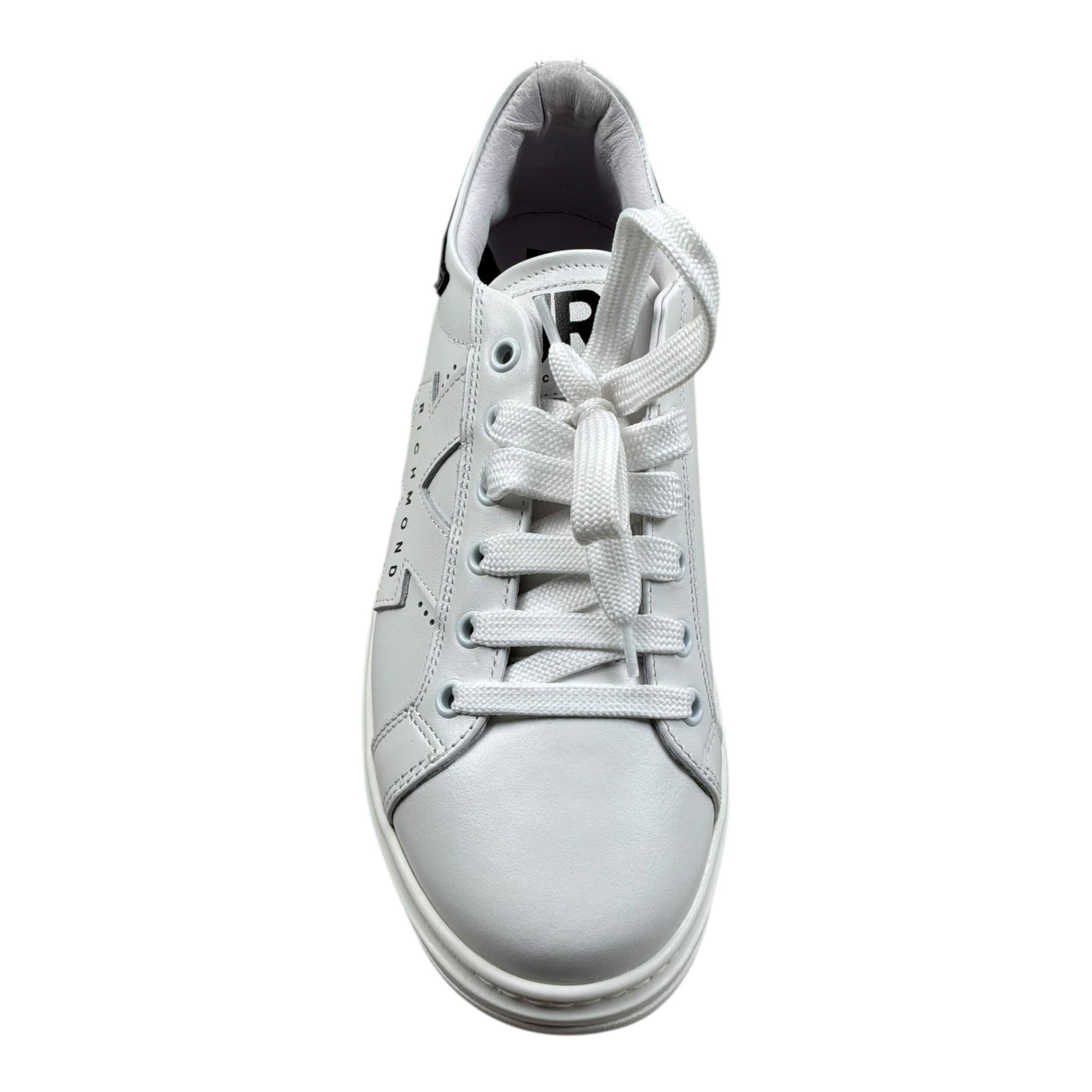 John Richmond Sneakers Tinta Unita con Stampa Logo per Bambino 22802 BIANCO JOHN RICHMOND 