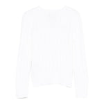 Ralph Lauren Cardigan Tinta Unita con Trecce per Bambina 312543047064 BIANCO RALPH LAUREN 