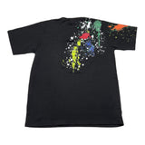 Sprayground T-Shirt Girocollo Tinta Unita Con Stampa Nero Per Bambino