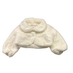 LALALU' giacca tinta unita in pelliccia Bianco per Neonata GIL009NX BIANCO LALALU' 