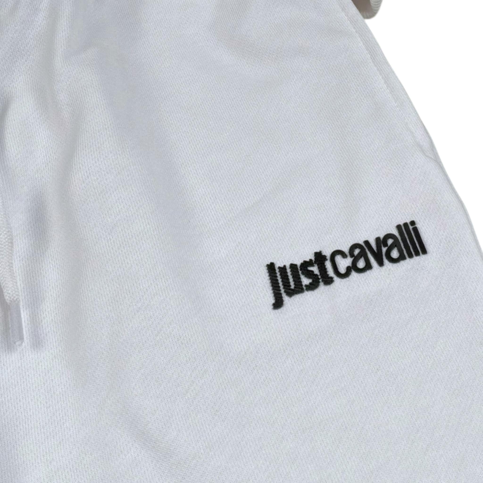 Just Cavalli Completo 2 Pezzi Felpa-Pantalone Tinta Unita per Bambino JGP26012CF BIANCO JUST CAVALLI 