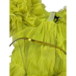 J'Aime' Abito Mezza Manica In Tulle tinta unita Verde per Bambina 4908G VERDE J'AIME' 