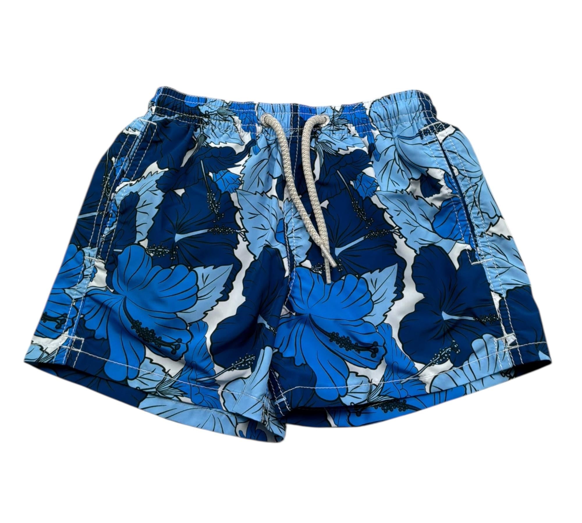 Saint Barth Costume Stampa Fantasia per Bambino JEANLIGH BLU SAINT BARTH 