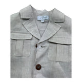 I Delfi Giacca Tinta Unita Monopetto per Neonato 25P5248 BEIGE I DELFI 