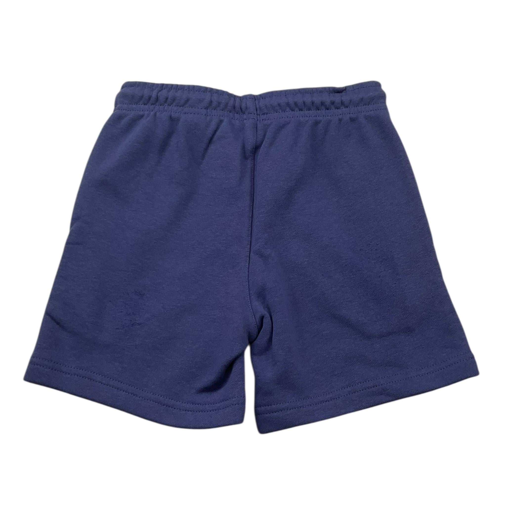 K-Way Bermuda Tuta Tinta Unita con Logo per Bambino K4121KW BLU K-WAY 