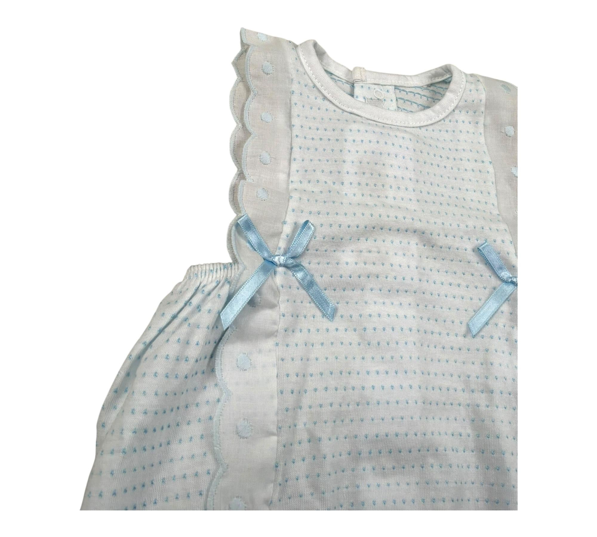 Calamaro Pagliaccetto Giromanica Tinta Unita per Neonata 32294 BIANCO CALAMARO 