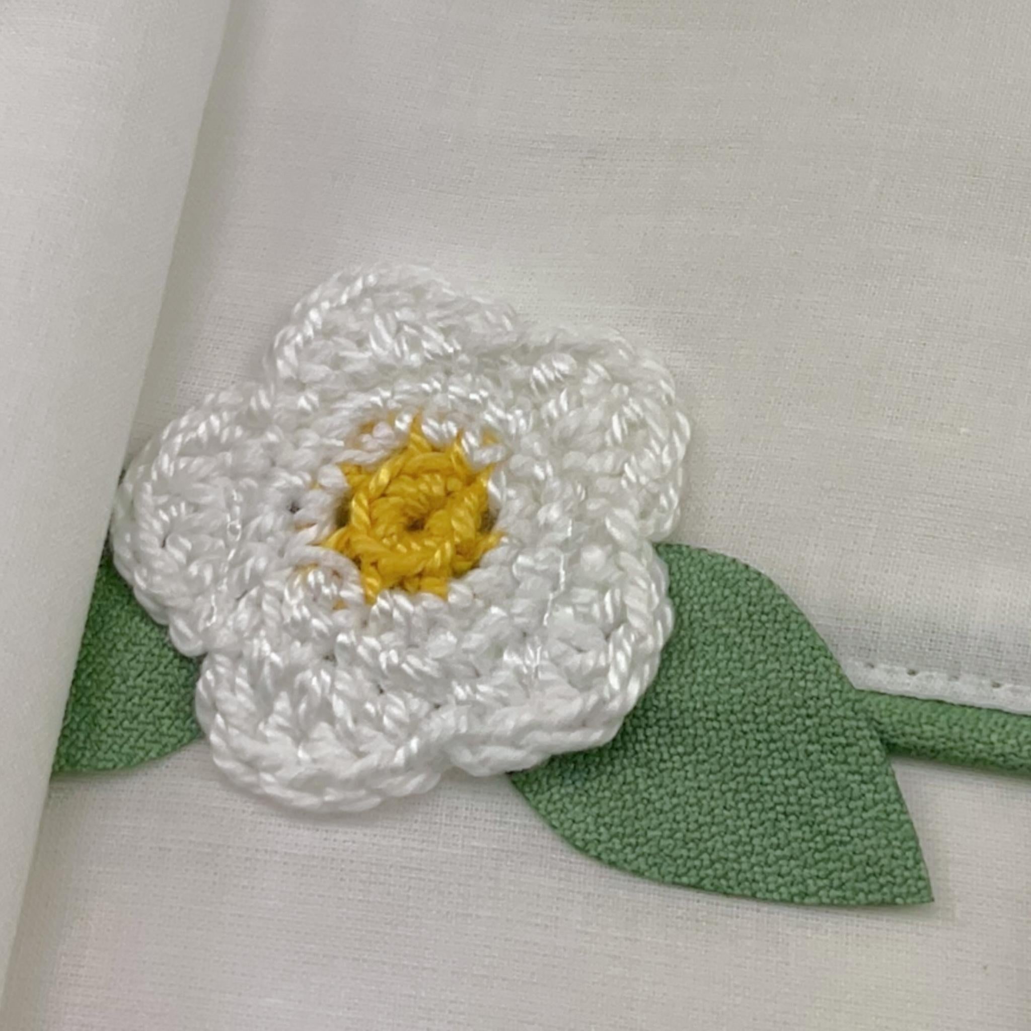 Ninnaoh Set 3 Pezzi Lenzuola Tinta Unita con Applicazioni per Neonata E25LE6 BIANCO NINNAOH 