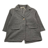 ZHOE & TOBIAH giacca tinta unita con bottoni Grigio per Bambina LLE1X GRIGIO ZHOE & TOBIAH 