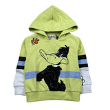 Iceberg Felpa Chiusa con Cappuccio Tinta Unita con Stampa per Neonato MFICE5102BN VERDE ICEBERG 