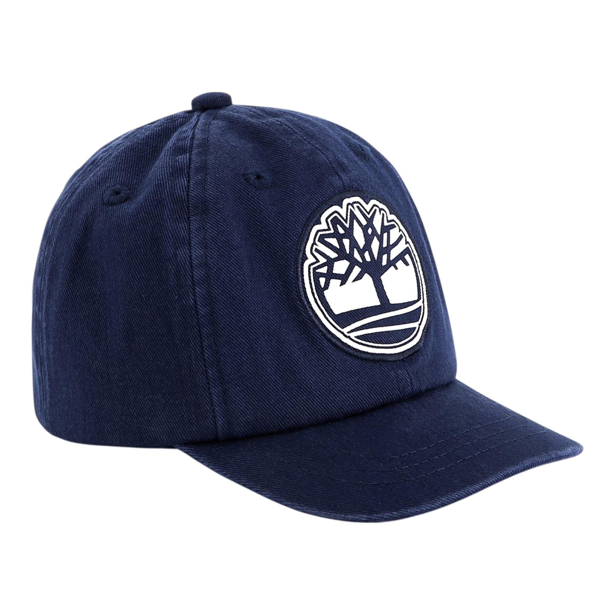Timberland Cappello Tinta Unita con Visiera per Neonato T60409 BLU TIMBERLAND 