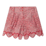 Stella Mccartney Short Biclore Fantasia Cuori Bianco/Rosso Per Bambina