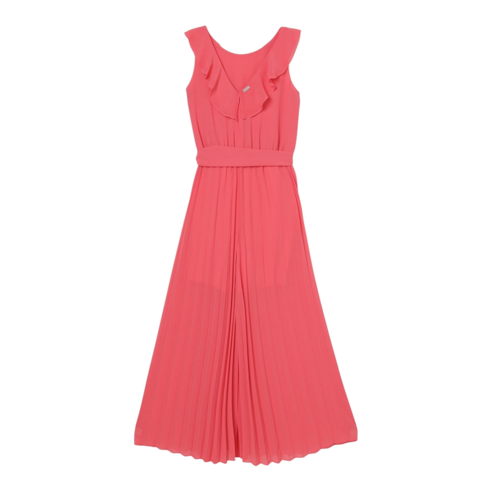 Liu Jo Tuta Intera Tinta Unita Giromanica per Bambina GA5211XXX FRAGOLA LIU JO 