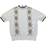 Paolo Pecora T-Shirt Girocollo Tinta Unita con Ricami In Maglia per Bambino PP4284 BIANCO PAOLO PECORA 