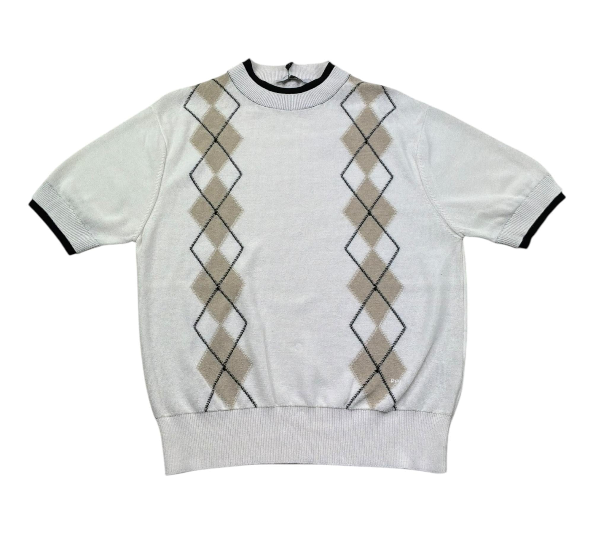 Paolo Pecora T-Shirt Girocollo Tinta Unita con Ricami In Maglia per Bambino PP4284 BIANCO PAOLO PECORA 