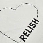 Relish T-Shirt Girocollo Tinta Unita con Stampa per Bambina RGP2301033007 BIANCO RELISH 