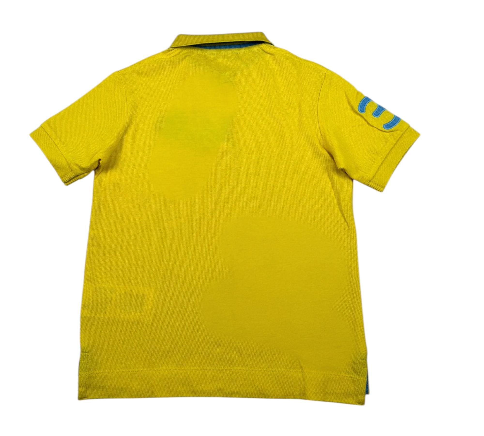 U.S. Polo Assn Polo Mezza Manica Tinta Unita con Logo per Bambino US41597 GIALLO U.S. POLO ASSN 