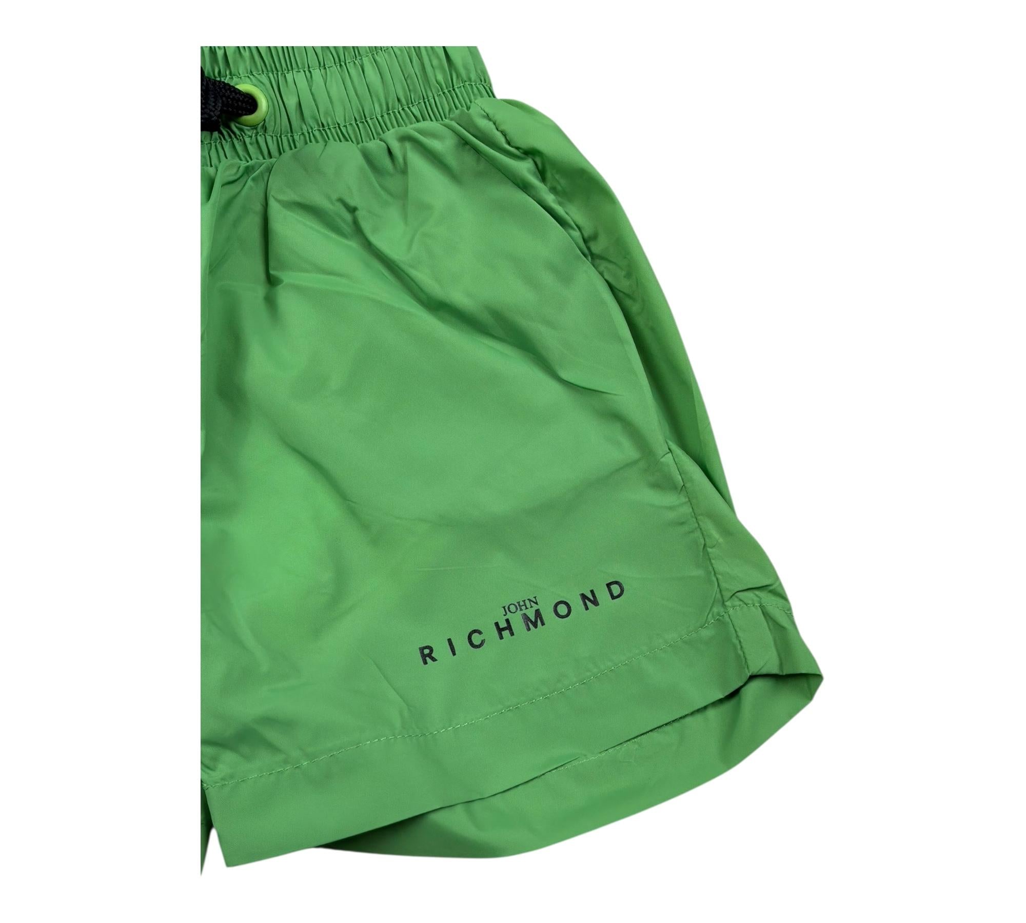 John Richmond Costume Tinta Unita con Logo per Neonato RIP26013CO VERDE JOHN RICHMOND 