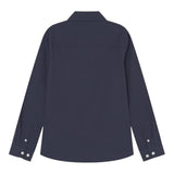 Tommy Hilfiger Camicia Manica Lunga Tinta Unita per Neonato KB0KB06965 BLU TOMMY HILFIGER 