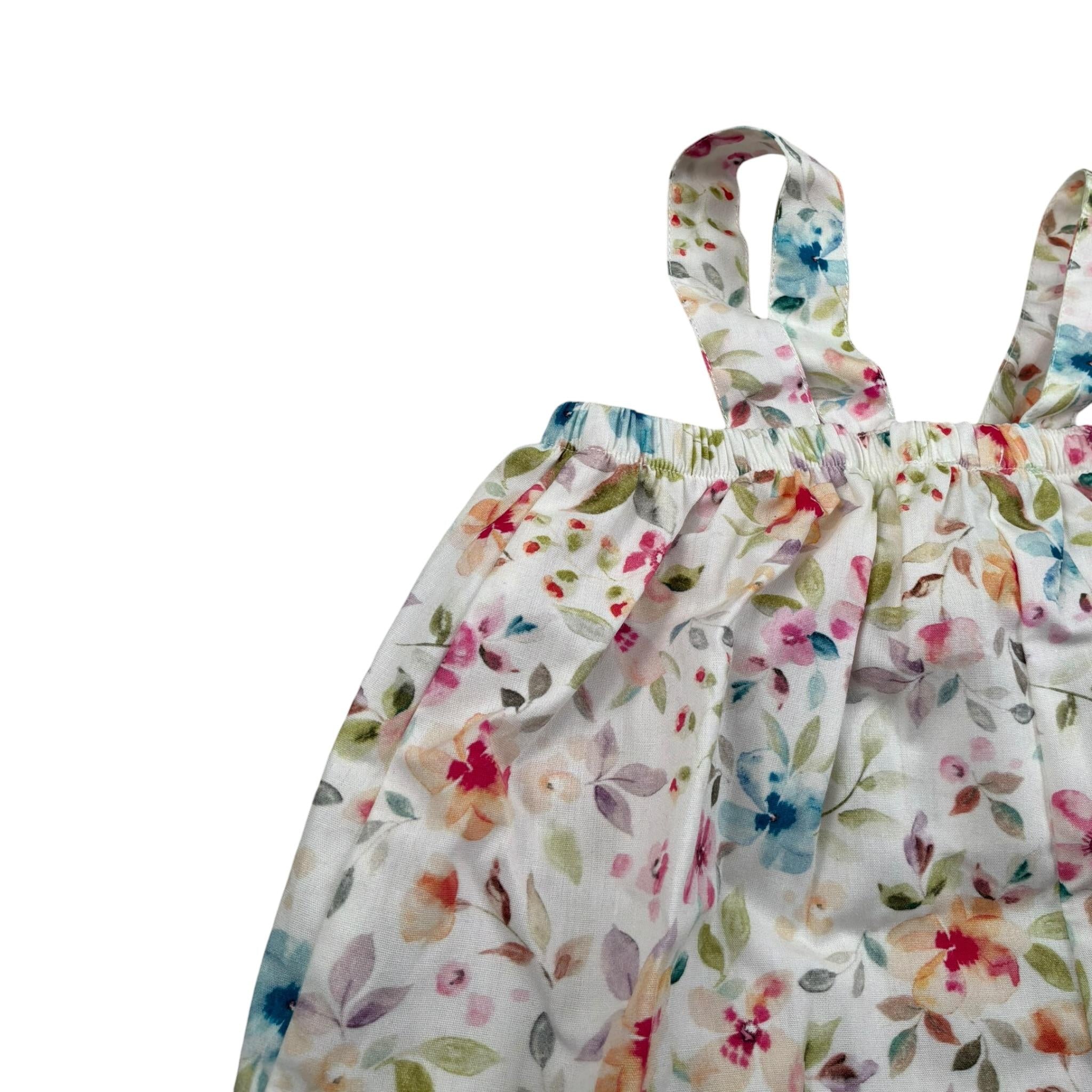 J.O. Milano Pagliacetto Tinta Unita Fantasia Floreale per Neonata 575H1 BIANCO J.O. MILANO 