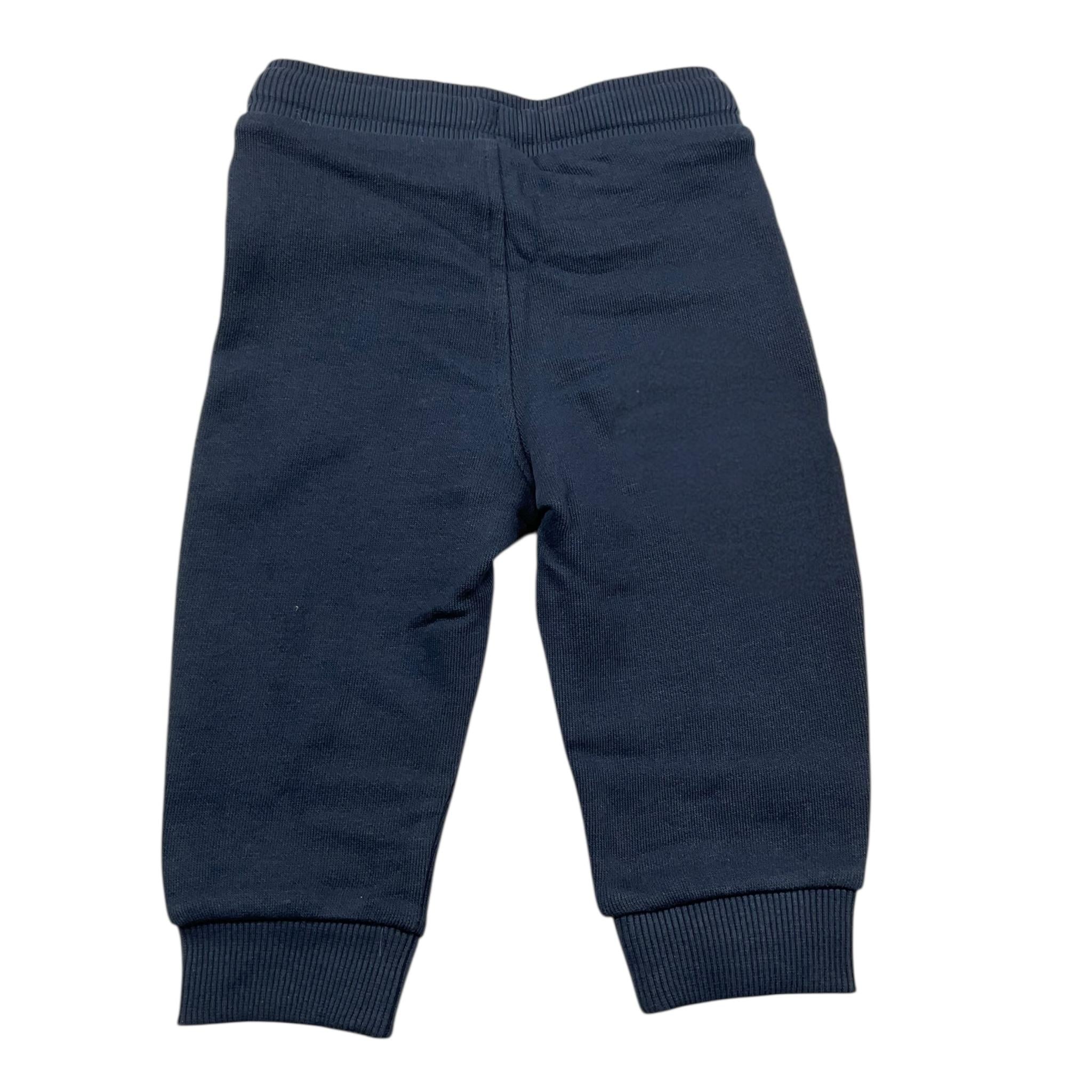 GUESS pantalone tuta tinta unita con logo Blu per Neonato T60265 BLU GUESS 