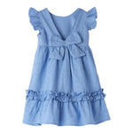 Sarabanda Abito Giromanica Traforato Tinta Unita per Neonata 0B339X AZZURRO SARABANDA 