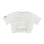 Kappa T-Shirt Girocollo Tinta Unita con Stampa per Bambina 3746MY00032 BIANCO KAPPA 