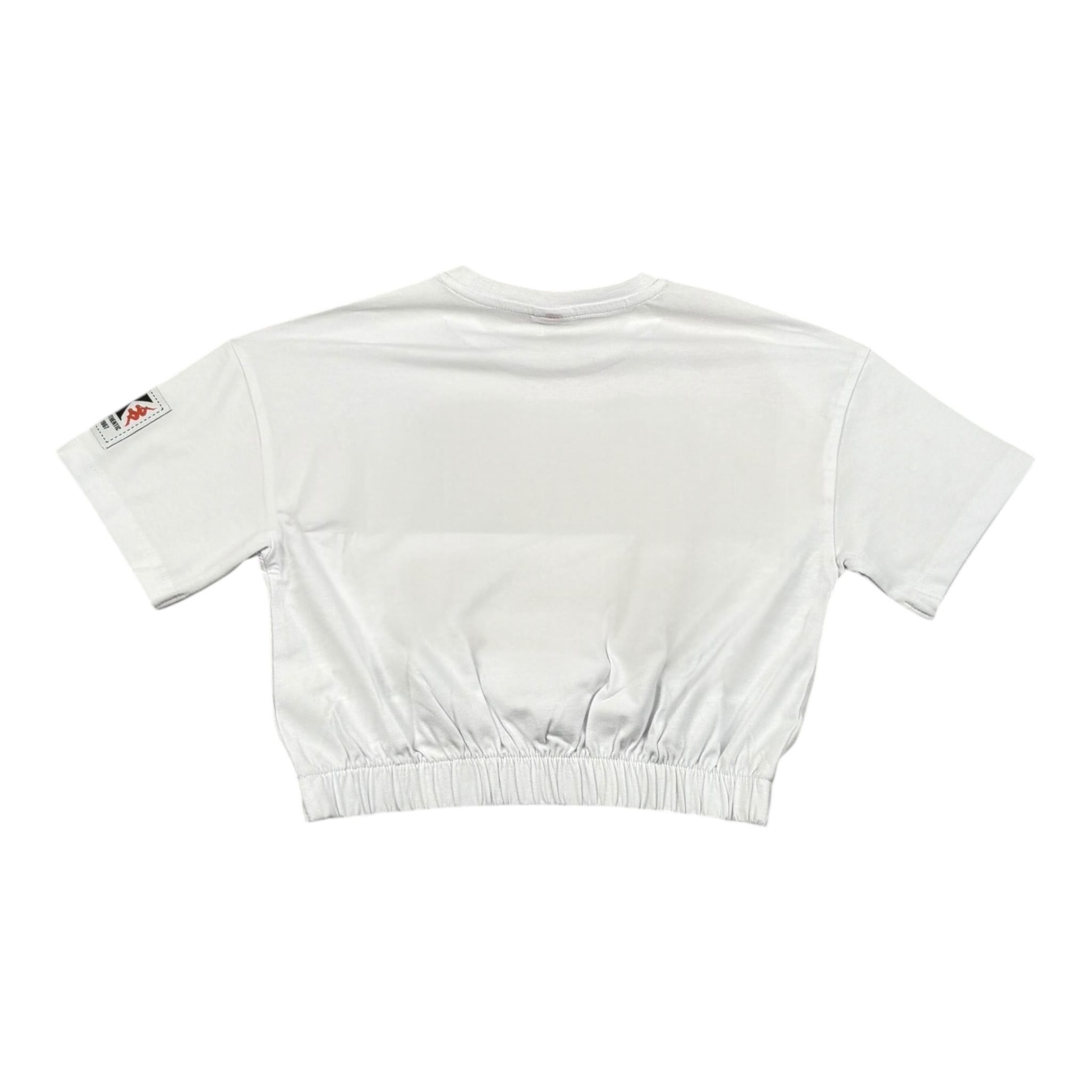 Kappa T-Shirt Girocollo Tinta Unita con Stampa per Bambina 3746MY00032 BIANCO KAPPA 