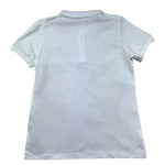 Moschino Polo Mezza Manica Tinta Unita con Stampa per Bambino HSM03Y BIANCO MOSCHINO 