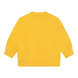KENZO felpa gircollo tinta unita con stampa Giallo per Bambino K60500J GIALLO KENZO 