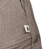 Petit Indi Bermuda Tinta Unita con Elastico In Vita per Neonato SS25BK7528XN FANGO PETIT INDI 