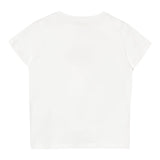Liu Jo T-Shirt Girocollo Tinta Unita con Brillantini per Bambina GA5019X BIANCO LIU JO 