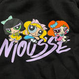 MOUSSE felpa tinta unita con zip e cappuccio Nero per Bambina HKFZ362B NERO MOUSSE 