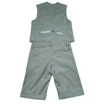 New Gereration Completo 2 Pezzi Gilet-Pantalone tinta unita Verde per Bambino 51950 VERDE NEW GERERATION 