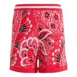 ETRO short tinta unita con fantasia Fragola per Bambina GU6A59 FRAGOLA ETRO 