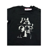 Cesare Paciotti T-Shirt Girocollo Tinta Unita con Stampa per Neonato TSP5167BXX NERO CESARE PACIOTTI 