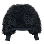 PATRIZIA PEPE pelliccia tinta unita con zip Nero per Bambina 7O0032 NERO PATRIZIA PEPE 