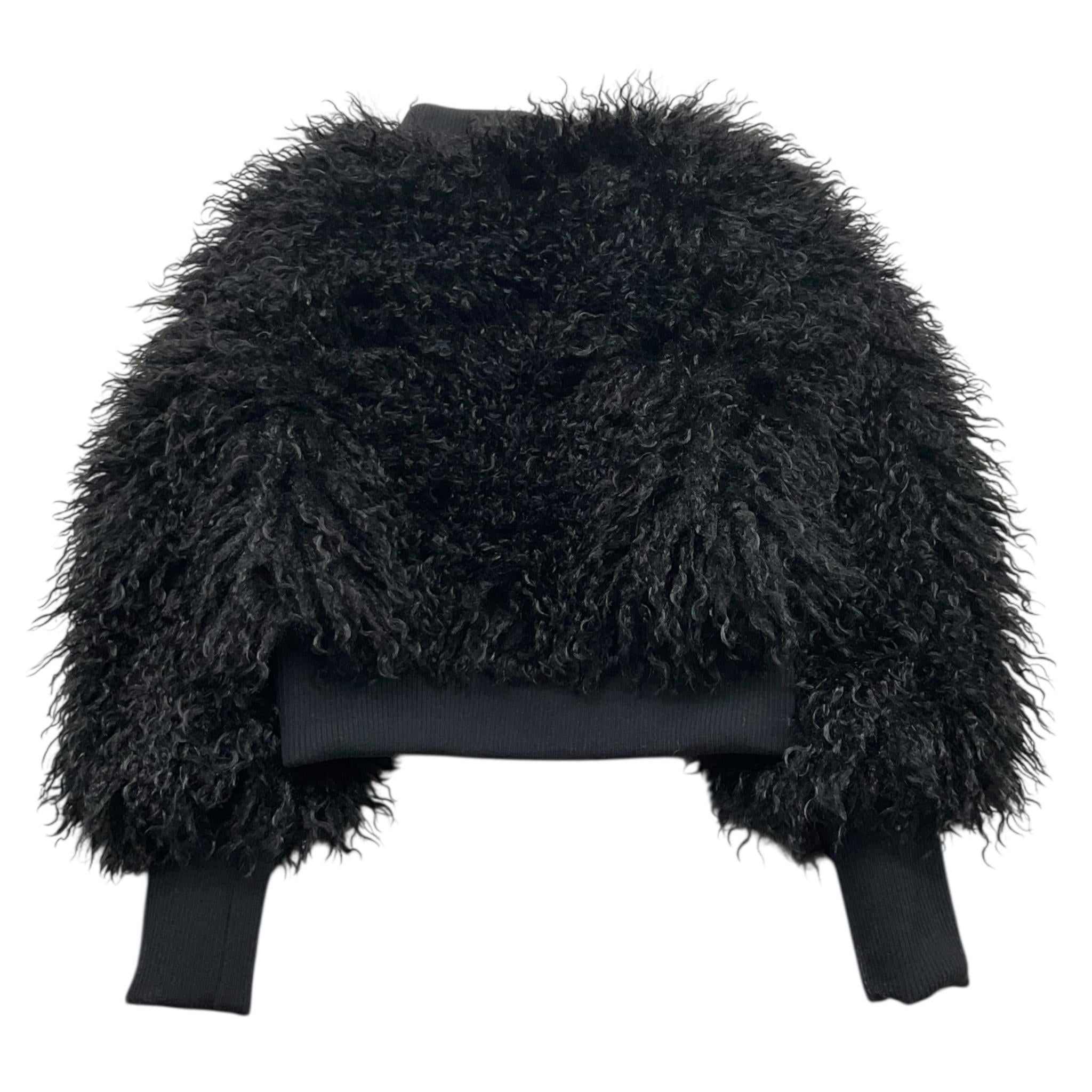 PATRIZIA PEPE pelliccia tinta unita con zip Nero per Bambina 7O0032 NERO PATRIZIA PEPE 