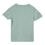 Calvin Klein T-Shirt Girocollo Tinta Unita con Logo per Bambino IN0IN0001J VERDE ACQUA CALVIN KLEIN 