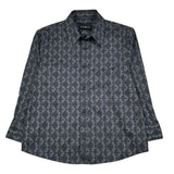 John Richmond Camicia Manica Lunga Tinta Unita per Bambino RBP26098CA NERO JOHN RICHMOND 