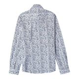 Sarabanda Camicia Manica Lunga Tinta Unita Stampa Fantasia per Bambino 08603 BIANCO SARABANDA 