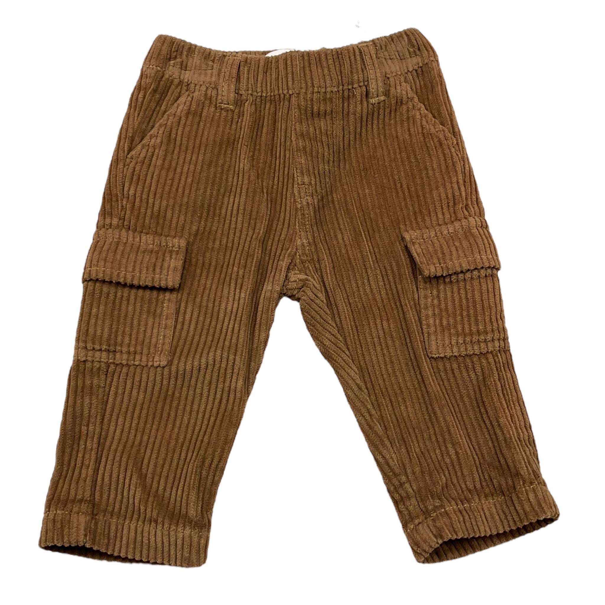 TRUSSARDI pantalone tinta unita in camoscio Marrone per Neonato TIA25111PA MARRONE TRUSSARDI 