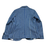 Manuel & Frank Giacca Tinta Unita con Fantasia A Righe per Bambino MF6263R BLU MANUEL & FRANK 