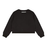 PATRIZIA PEPE felpa chiusa girocollo tinta unita con brillantini Nero per Bambina 7M0833X NERO PATRIZIA PEPE 