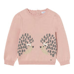 MAYORAL maglia girocollo tinta unita con ricami Rosa per Bambina 2322JXX ROSA MAYORAL 