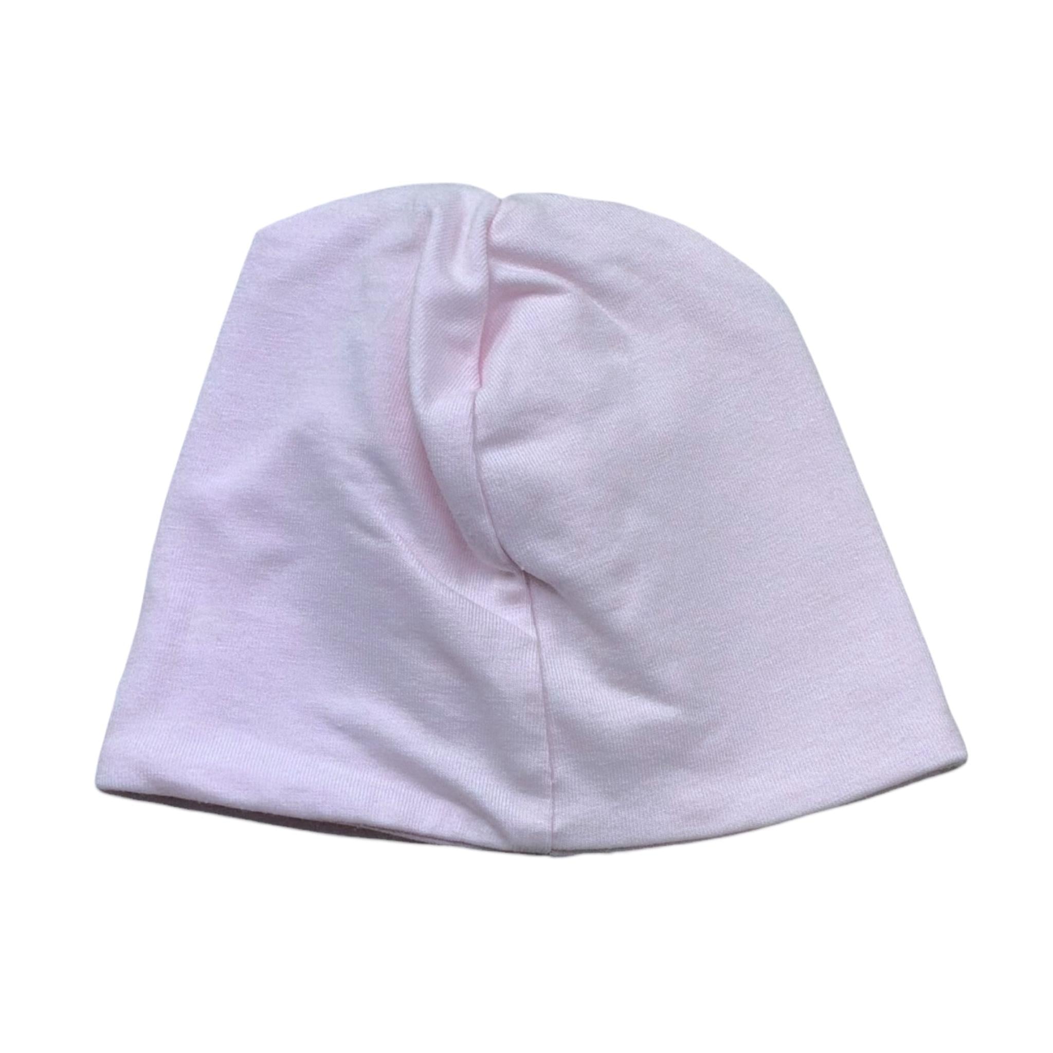 Le Bebe' Cappello Tinta Unita con Stampa per Neonata LBG6210 ROSA LE BEBE' 