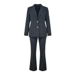 John Richmond Completo 2 Pezzi Giacca-Pantalone Tinta Unita per Bambina RGP26179JP NERO JOHN RICHMOND 