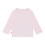 BillIEBLUSH shirt girocollo tinta unita con stampa  Rosa per Neonata U20404 ROSA BillIEBLUSH 