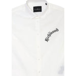 John Richmond Camicia Tinta Unita con Stampa per Neonato RBP25016CAX BIANCO JOHN RICHMOND 